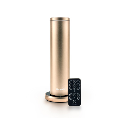 Champagne | Homedics® SereneScent™ Waterless Home Fragrance Diffuser comes with a remote to control the diffuser