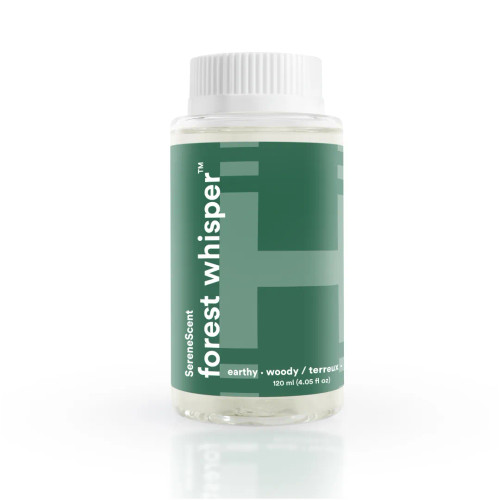 Homedics® SereneScent™ Forest Whisper comes in a 120 ml bottle.