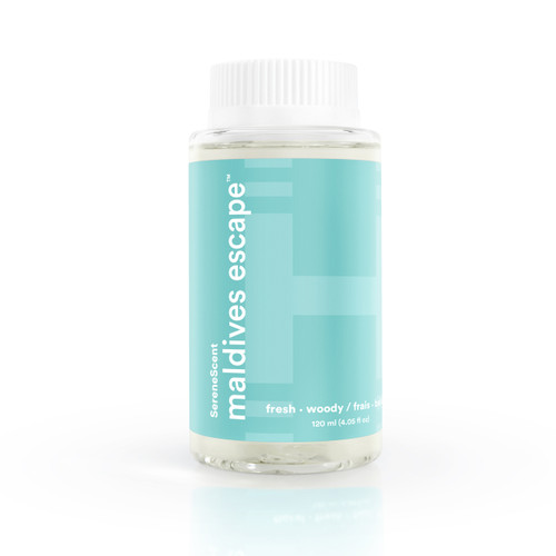 Homedics® SereneScent™ Maldives Escape comes in a 120 ml bottle