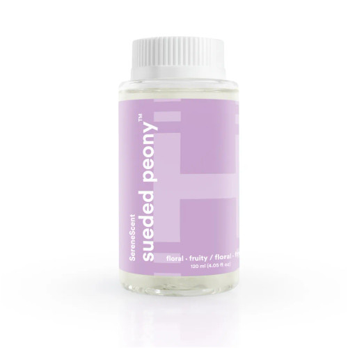 Homedics® SereneScent™ Sueded Peony comes in a 120 ml bottle