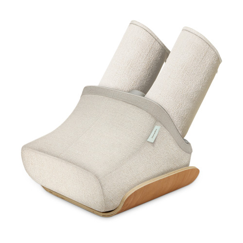 Angled view of the Homedics® Compression Boot Foot & Calf Massager with Heat