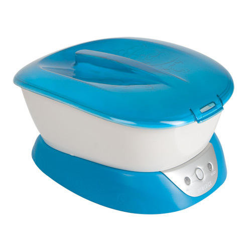 Angled view of the Homedics ParaSpa Plus Paraffin Bath