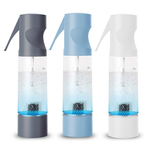 Grey, blue, and white versions of the Homedics Ozone Clean Multipurpose Cleaner