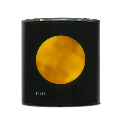 Front view of Sound Sleep Moon Dream Sound Machine & Clock.
