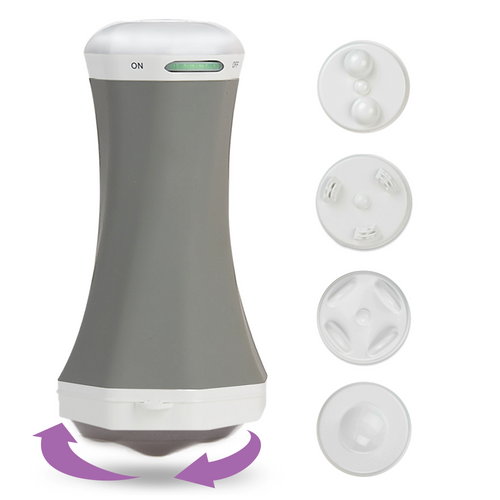 Make Lemonade Handheld Shiatsu Spin Massager front view