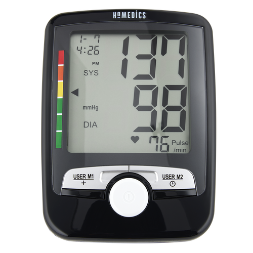 Front view of the Homedics Automatic Arm Blood Pressure Monitor with Smart Measure Technology