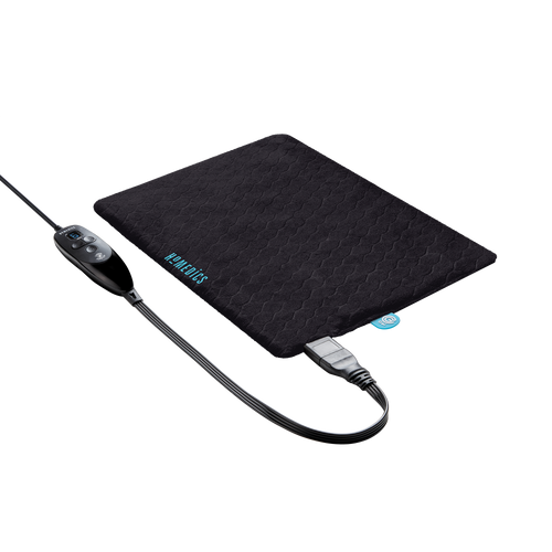 Angled view of the Homedics Weighted Hot & Cold Gel Heating Pad